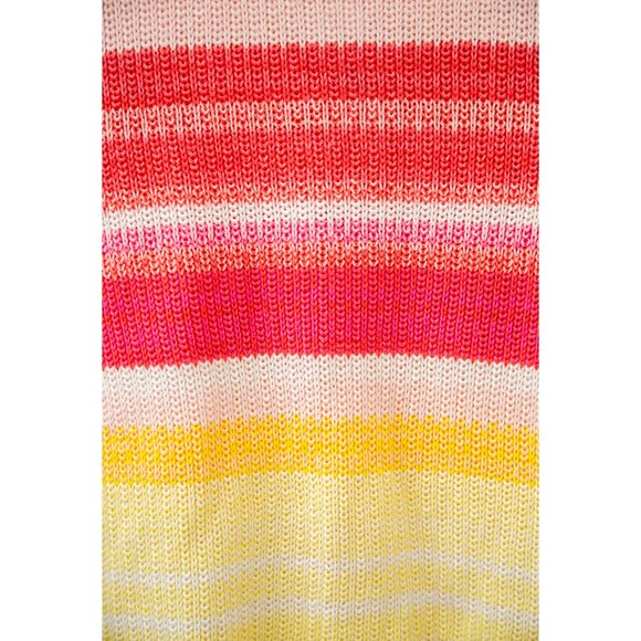 Loft Pink and Yellow Ombre Crew Neck Sweater, size XS, NWT - Picture 4 of 6